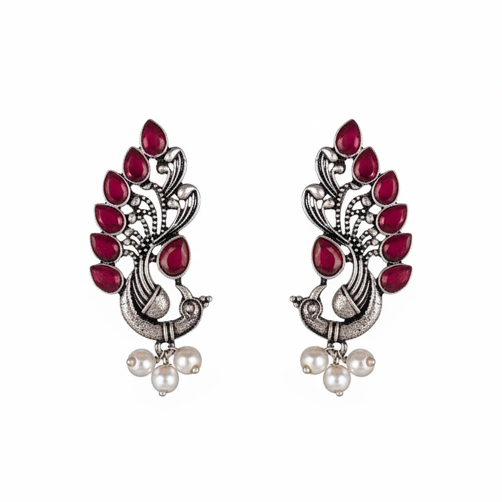 Mayur Pride stud earrings (Red)