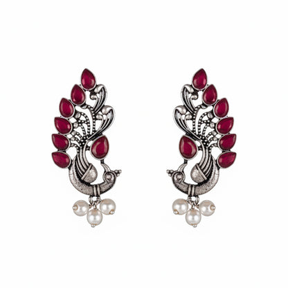 Mayur Pride stud earrings (Red)