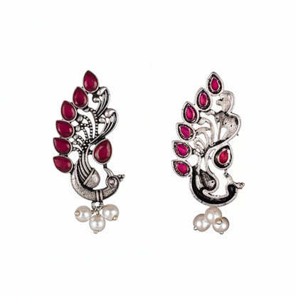 Mayur Pride stud earrings (Red)