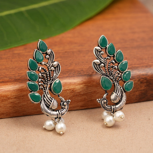 Mayur Pride stud earrings (Green)