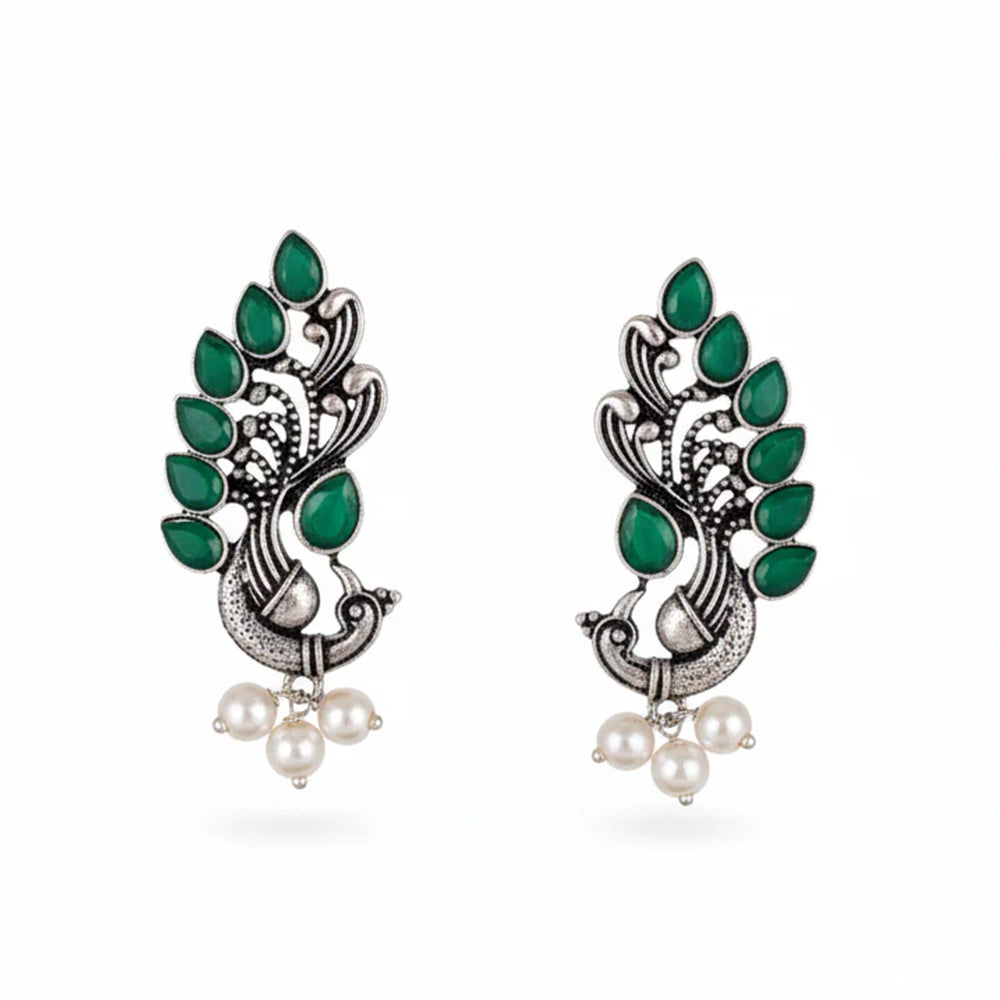 Mayur Pride stud earrings (Green)