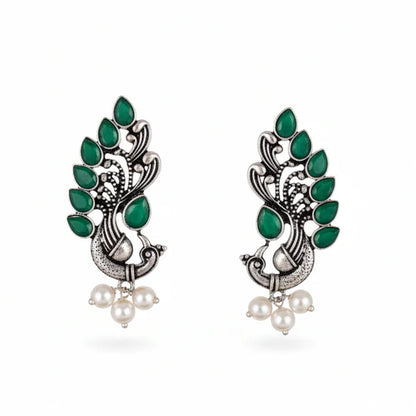 Mayur Pride stud earrings (Green)