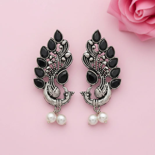 Mayur Pride stud earrings (Black)