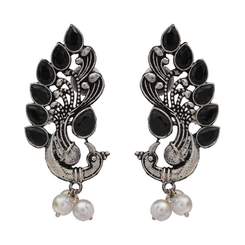 Mayur Pride stud earrings (Black)