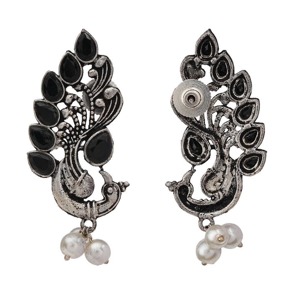 Mayur Pride stud earrings (Black)