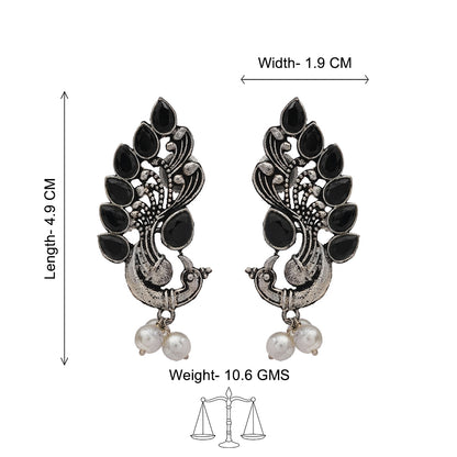 Mayur Pride stud earrings (Black)