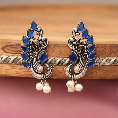 Mayur Pride stud earrings (Blue)