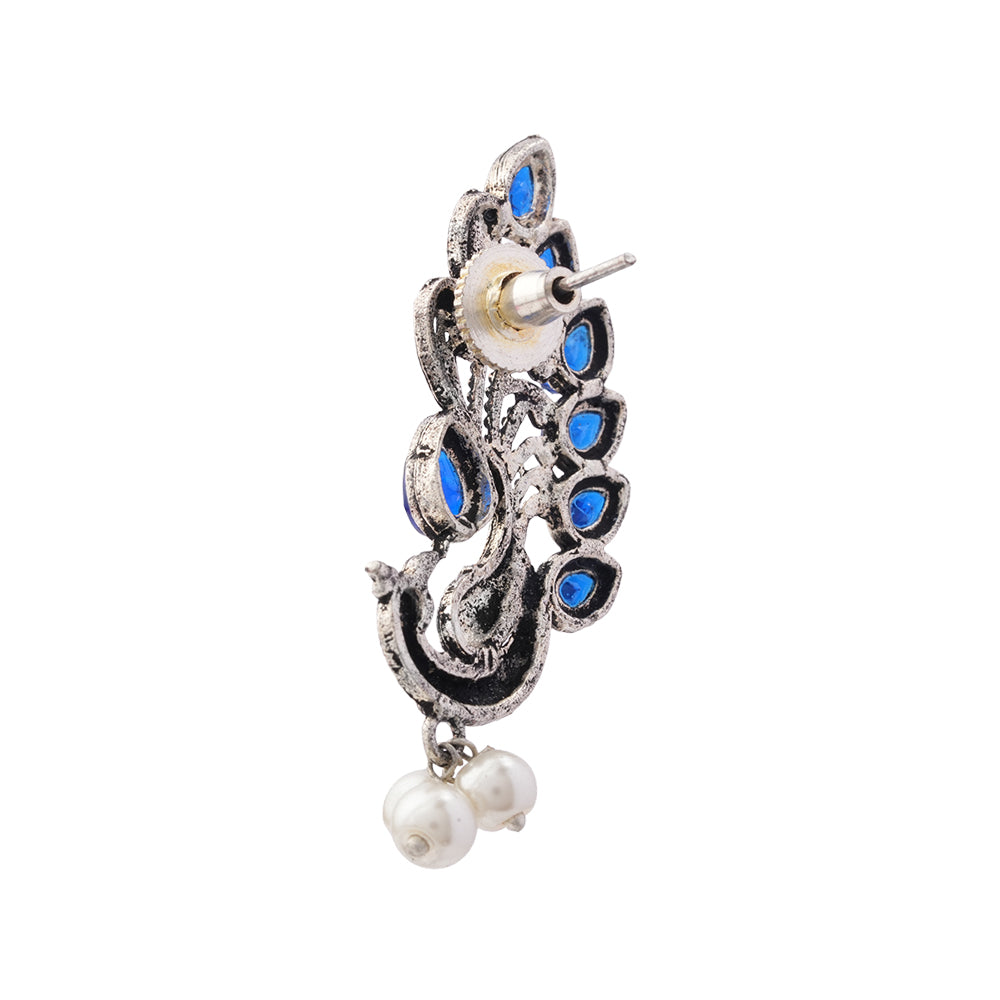 Mayur Pride stud earrings (Blue)