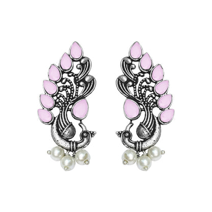 Mayur Pride stud earrings (Baby Pink)