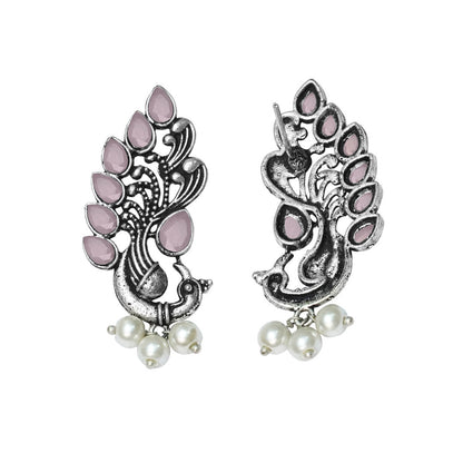 Mayur Pride stud earrings (Baby Pink)
