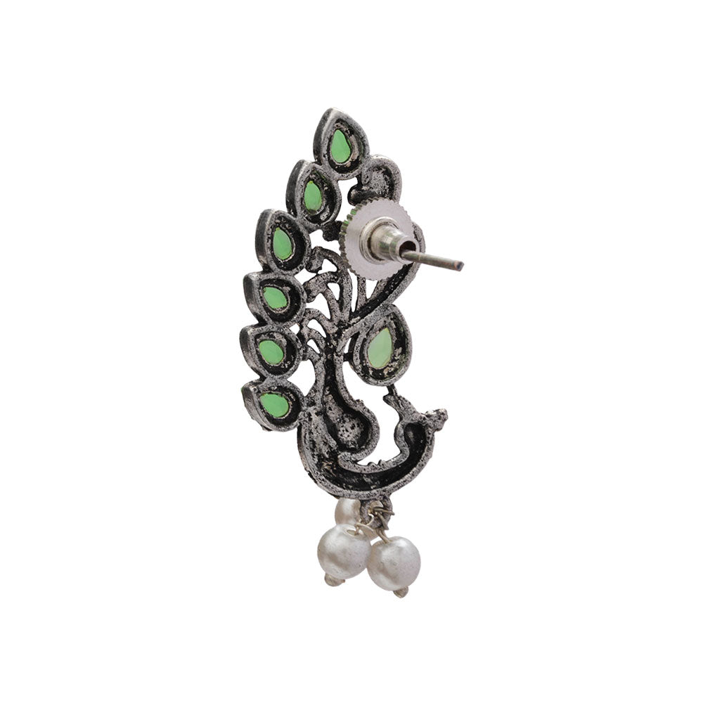 Mayur Pride stud earrings (Pista)