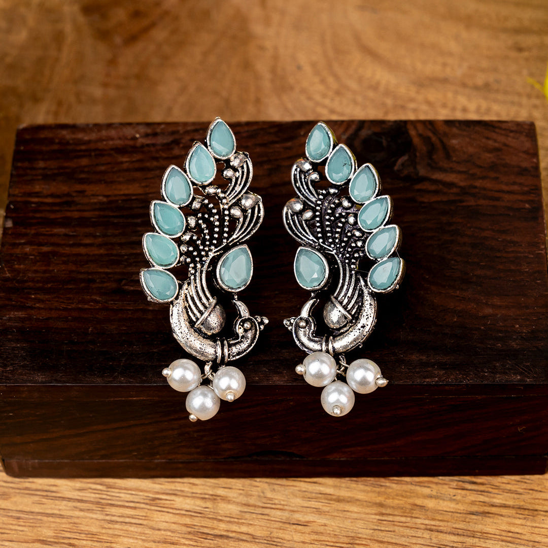 Mayur Pride stud earrings (Mint)