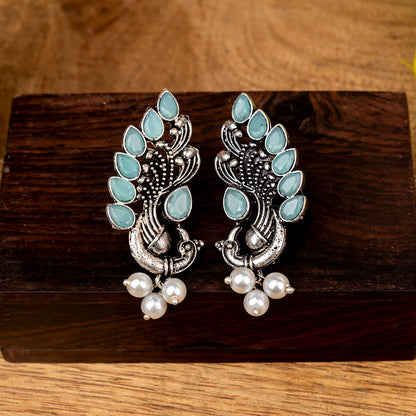 Mayur Pride stud earrings (Mint)