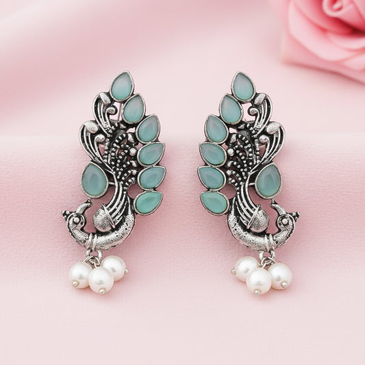 Mayur Pride stud earrings (Mint)