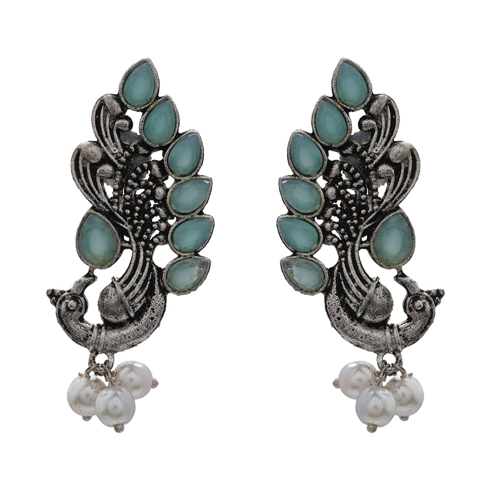 Mayur Pride stud earrings (Mint)