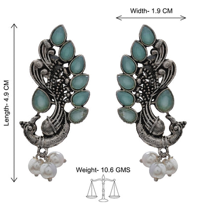 Mayur Pride stud earrings (Mint)