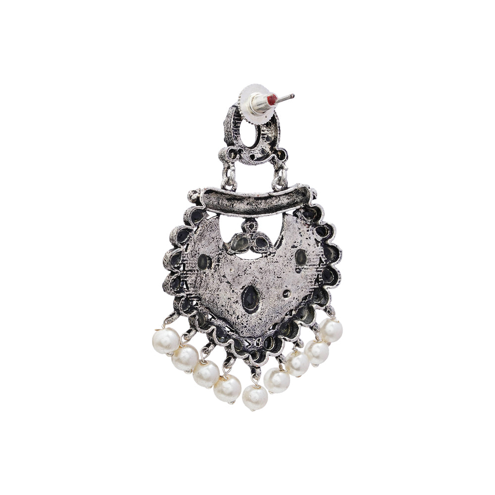Phuljhadi prestine Dangler earrings (Black)