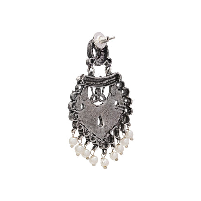 Phuljhadi prestine Dangler earrings (White)