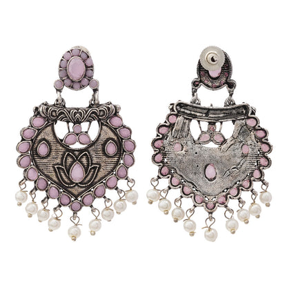 Phuljhadi prestine Dangler earrings (Baby Pink)