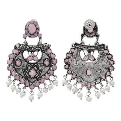 Phuljhadi prestine Dangler earrings (Baby Pink)