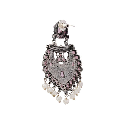 Phuljhadi prestine Dangler earrings (Baby Pink)