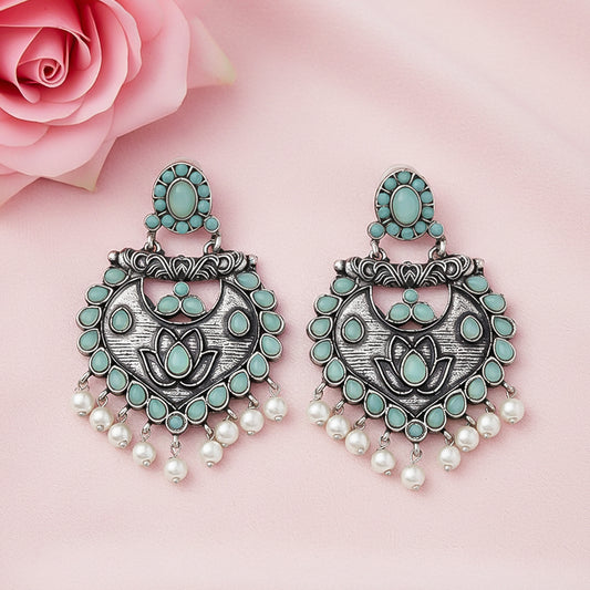 Phuljhadi prestine Dangler earrings (Mint)