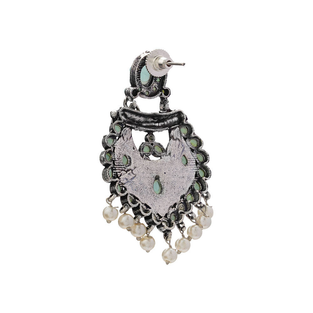 Phuljhadi prestine Dangler earrings (Mint)