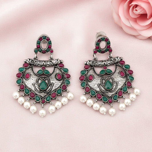 Phuljhadi prestine Dangler earrings (Multicolored)