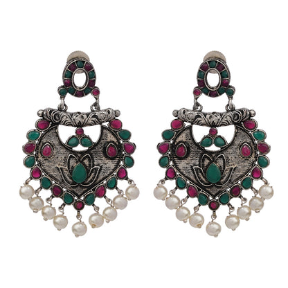 Phuljhadi prestine Dangler earrings (Multicolored)