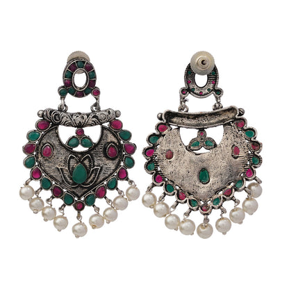 Phuljhadi prestine Dangler earrings (Multicolored)