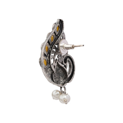 Ferocious Feathers stud earrings (Yellow)