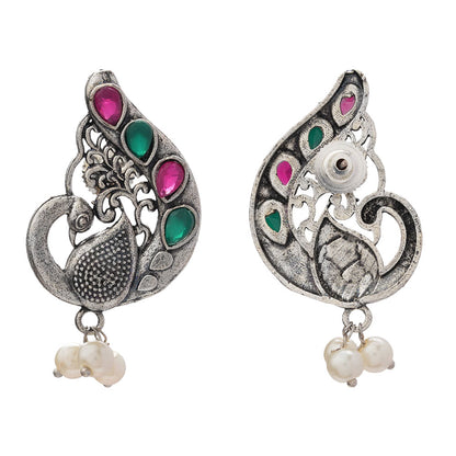 Ferocious Feathers stud earrings (Multicolored)