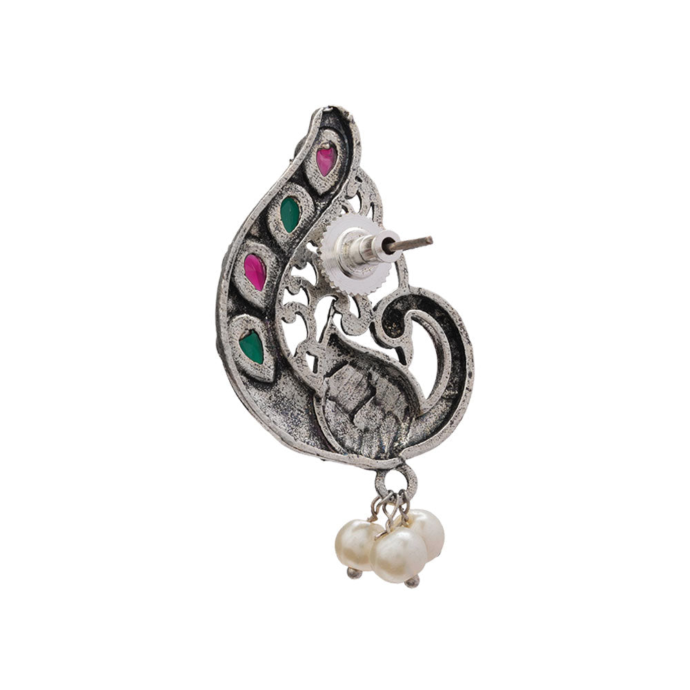 Ferocious Feathers stud earrings (Multicolored)