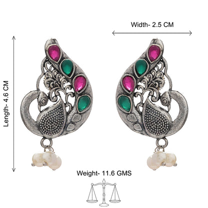 Ferocious Feathers stud earrings (Multicolored)