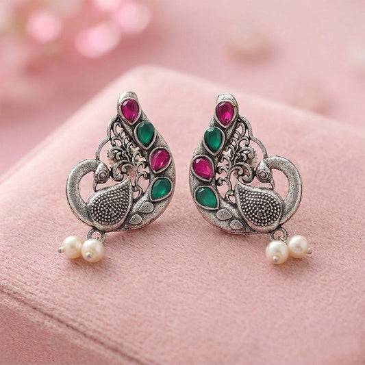 Ferocious Feathers stud earrings (Multicolored)