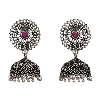 Jhilmil jhumki earring (Red)