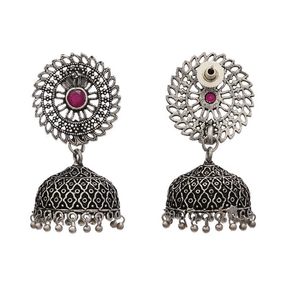 Jhilmil jhumki earring (Red)