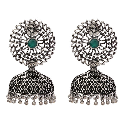 Jhilmil jhumki earring (Green)