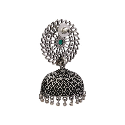 Jhilmil jhumki earring (Green)