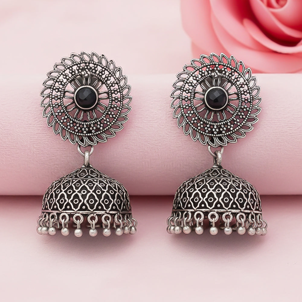 Jhilmil jhumki earring (Black)