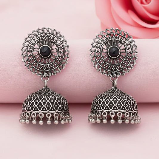 Jhilmil jhumki earring (Black)