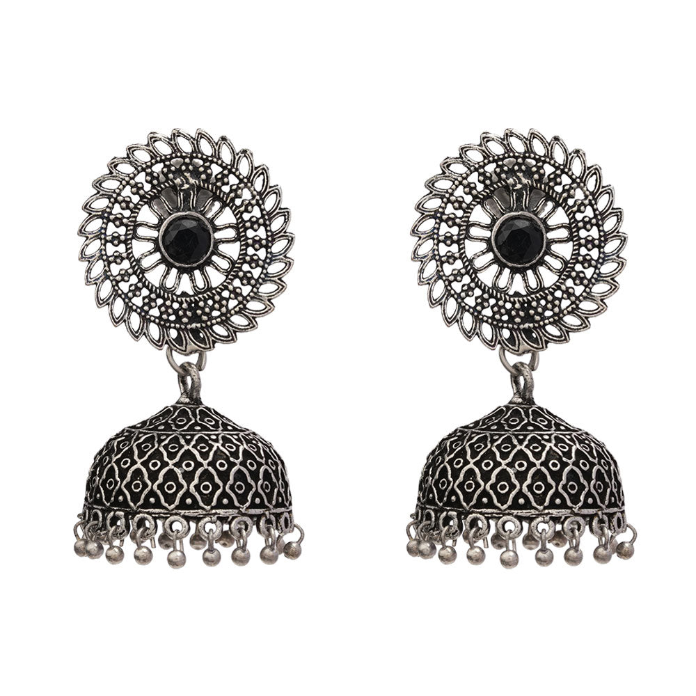 Jhilmil jhumki earring (Black)