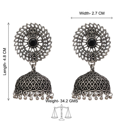Jhilmil jhumki earring (Black)