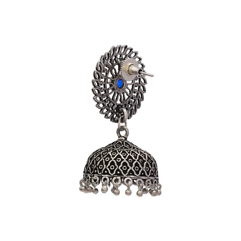 Jhilmil jhumki earring (Blue)