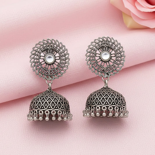 Jhilmil jhumki earring (White)