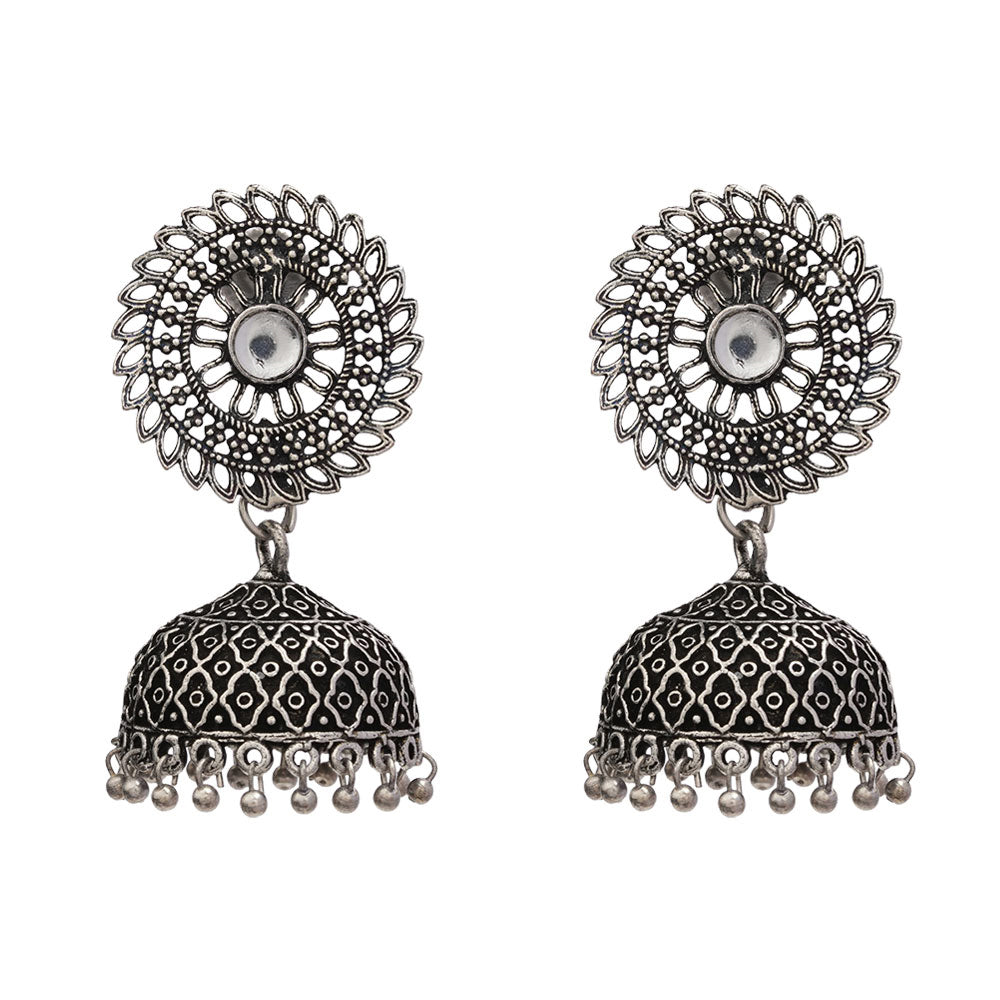 Jhilmil jhumki earring (White)