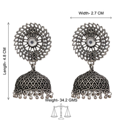Jhilmil jhumki earring (White)