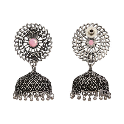 Jhilmil jhumki earring (Baby Pink)