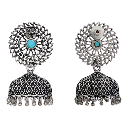 Jhilmil jhumki earring (Sky Blue)