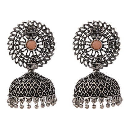 Jhilmil jhumki earring (Light Orange)